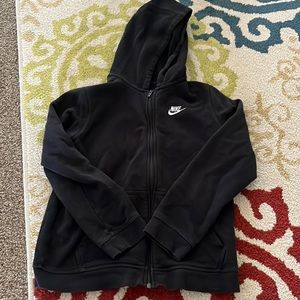 Nike Black Zip up hoodie